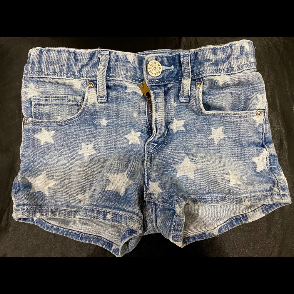 Denim star ⭐️ shorts for girls